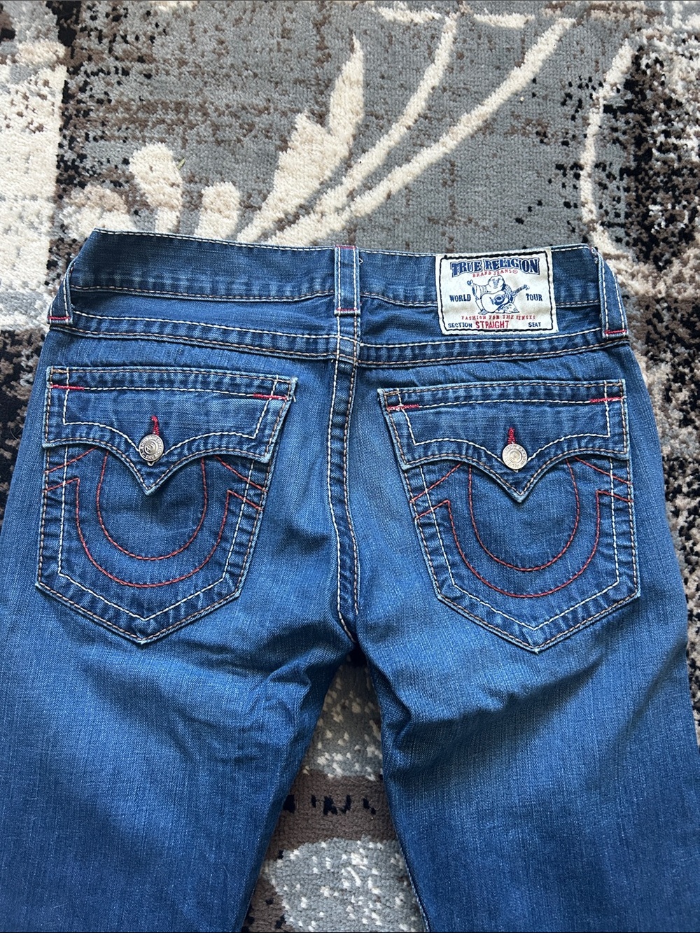 Vintage True Religion Men’s World Tour Super T Straight Jeans Made In USA